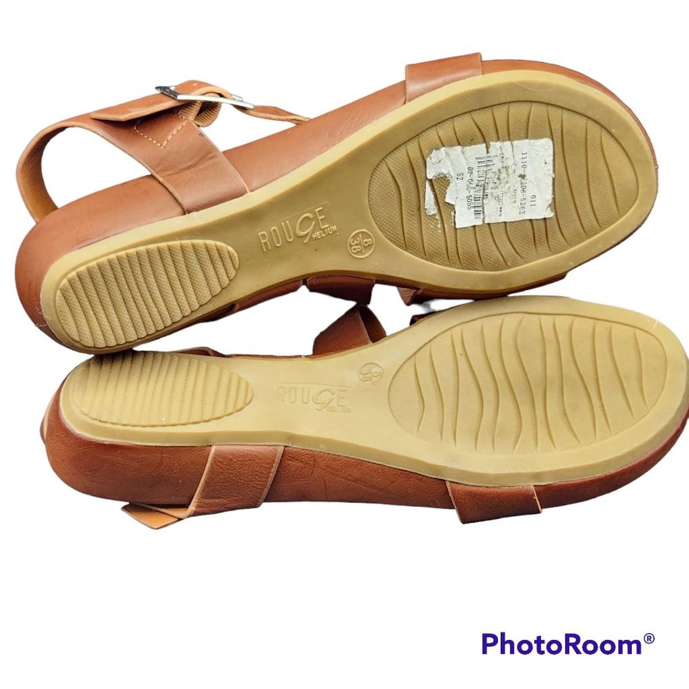Rouge Helium Size 8 Jana 07 Brown Sandals Manmade Material - Picture 6 of 6